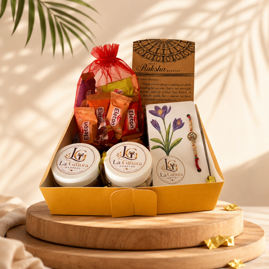 Golden Family Rakhi Hamper