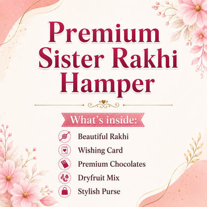 Premium Sister Rakhi Hamper
