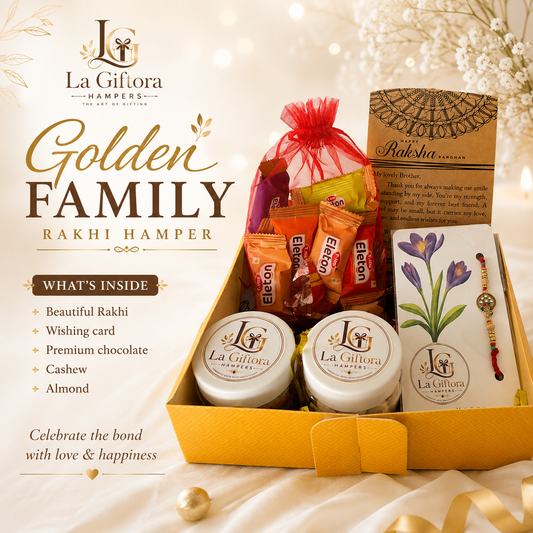 Golden Family Rakhi Hamper