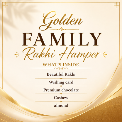 Golden Family Rakhi Hamper